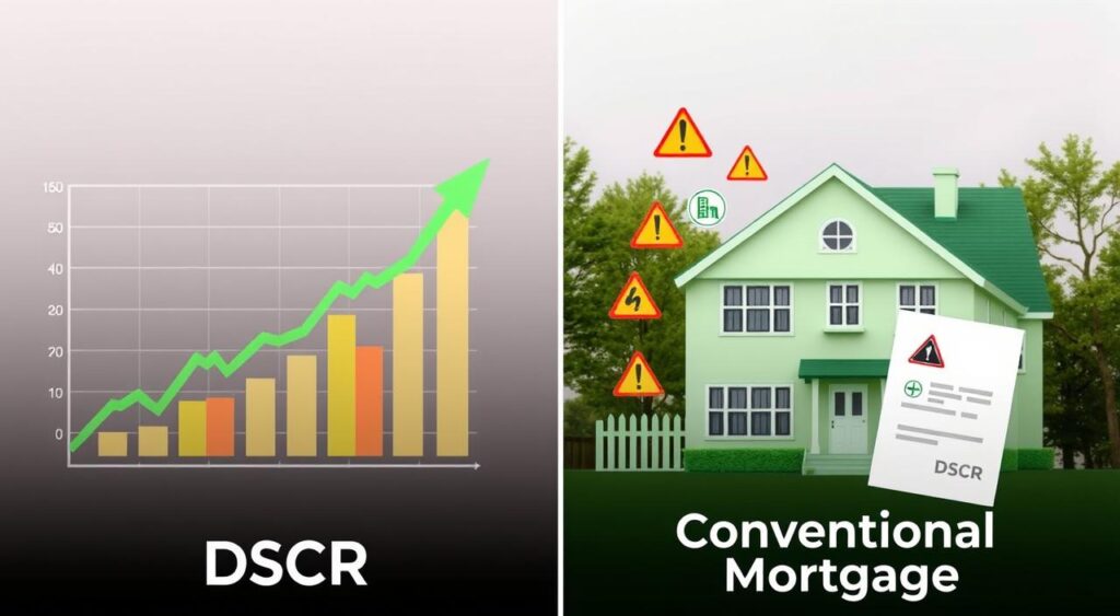 DSCR vs Conventional Mortgage Risk Assessment